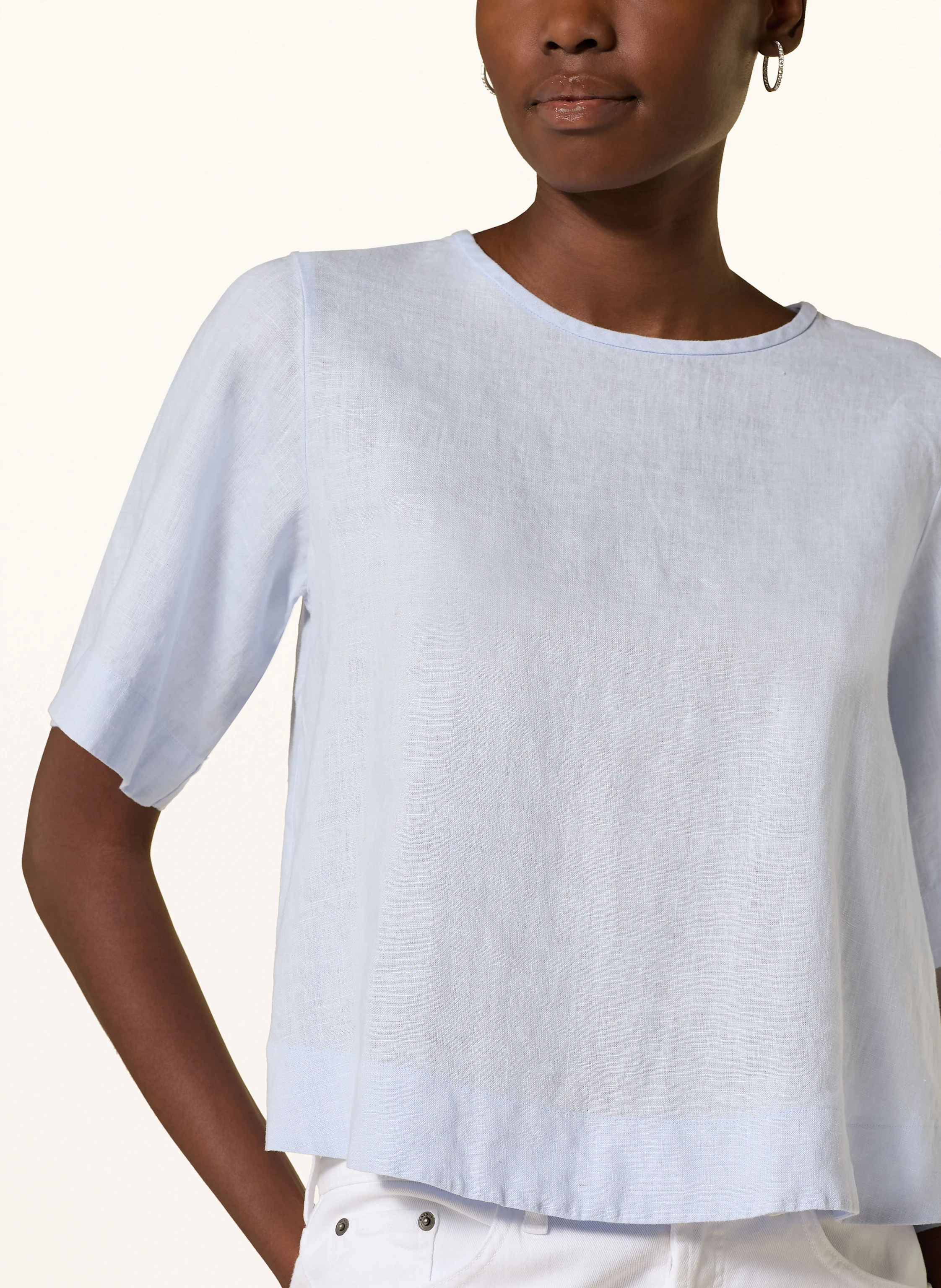 Soluzione Blusenshirt aus Leinen