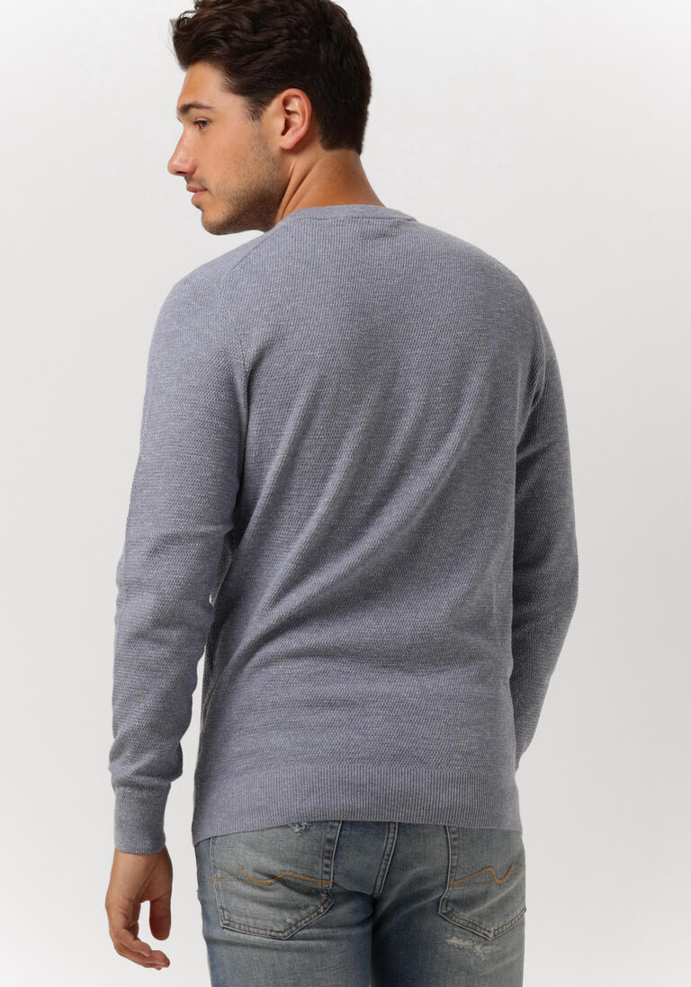 PROFUOMO lichtblauwe profuomo trui pullover crew neck