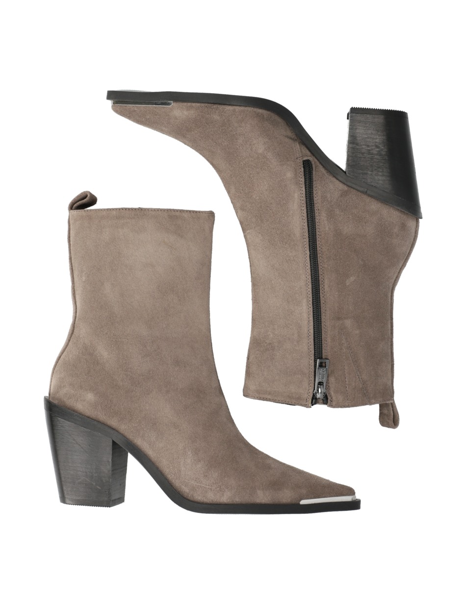 Veloursleder Stiefelette