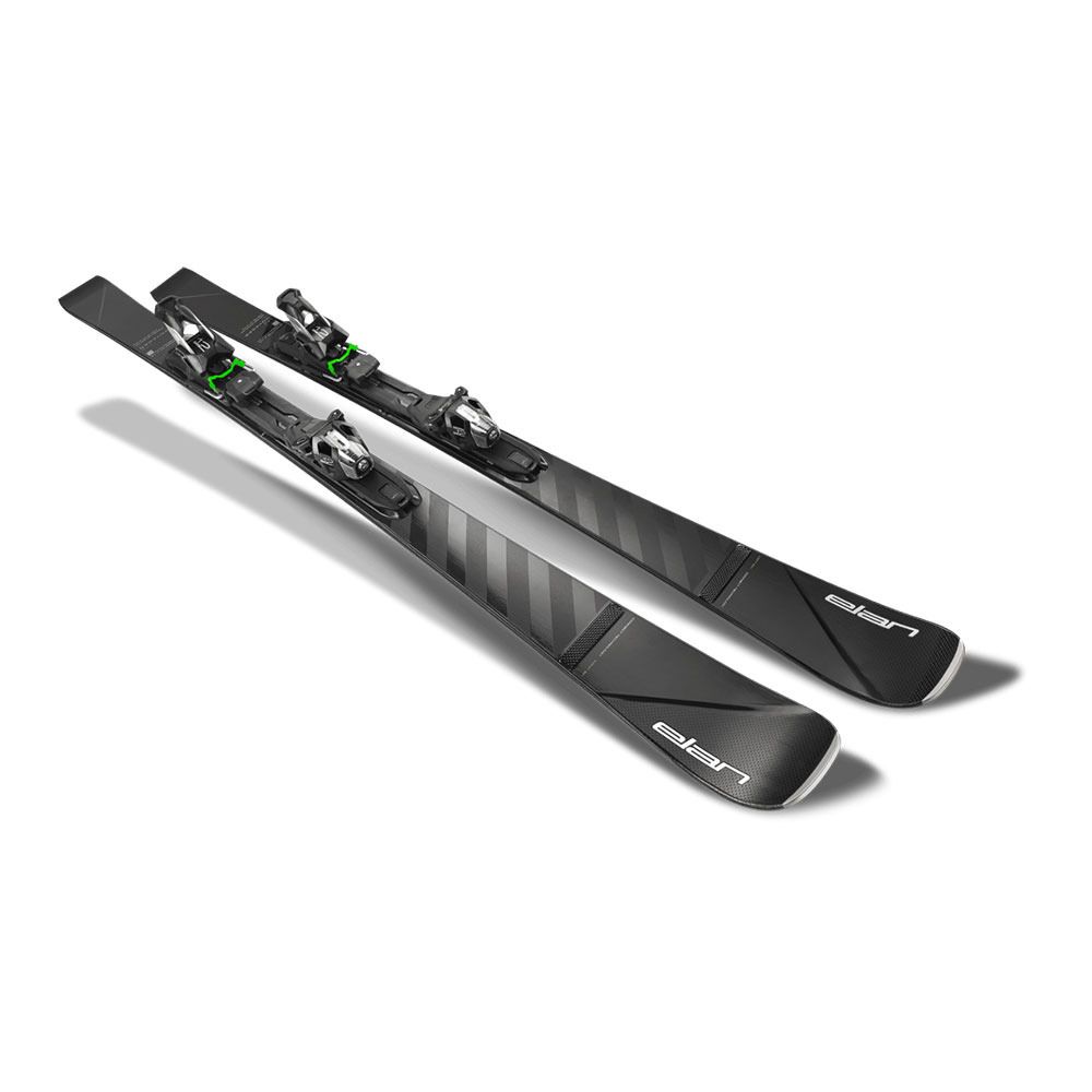 Elan VOYAGER + EMX 12.0 GW - Pack skis all mountain + Fixations Homme black