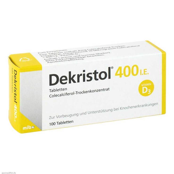Dekristol 400 I.E. Tabletten, 100 St