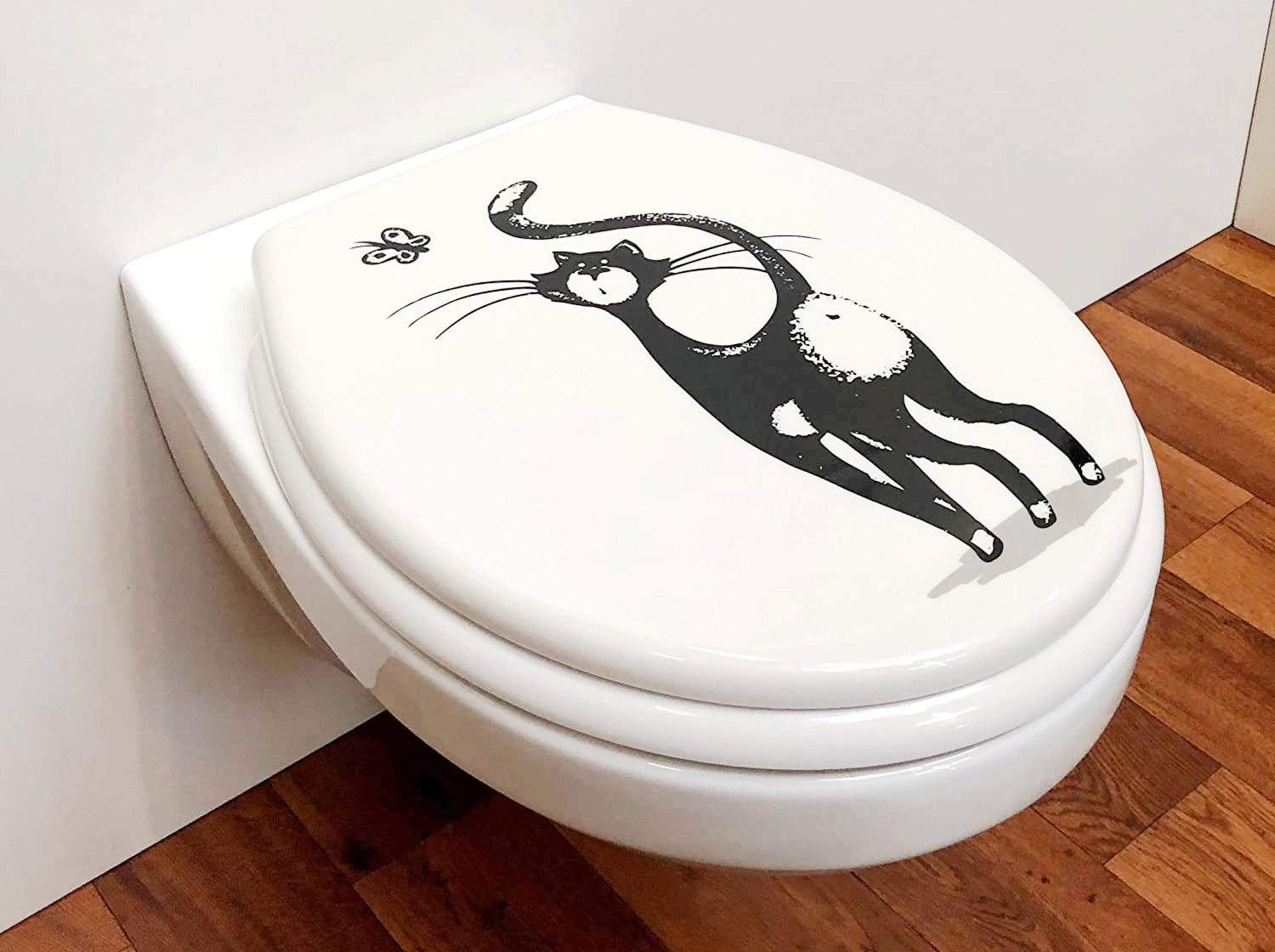 ADOB WC-Sitz »Katze« Absenkautomatik, zur Reinigung abnehmbar
