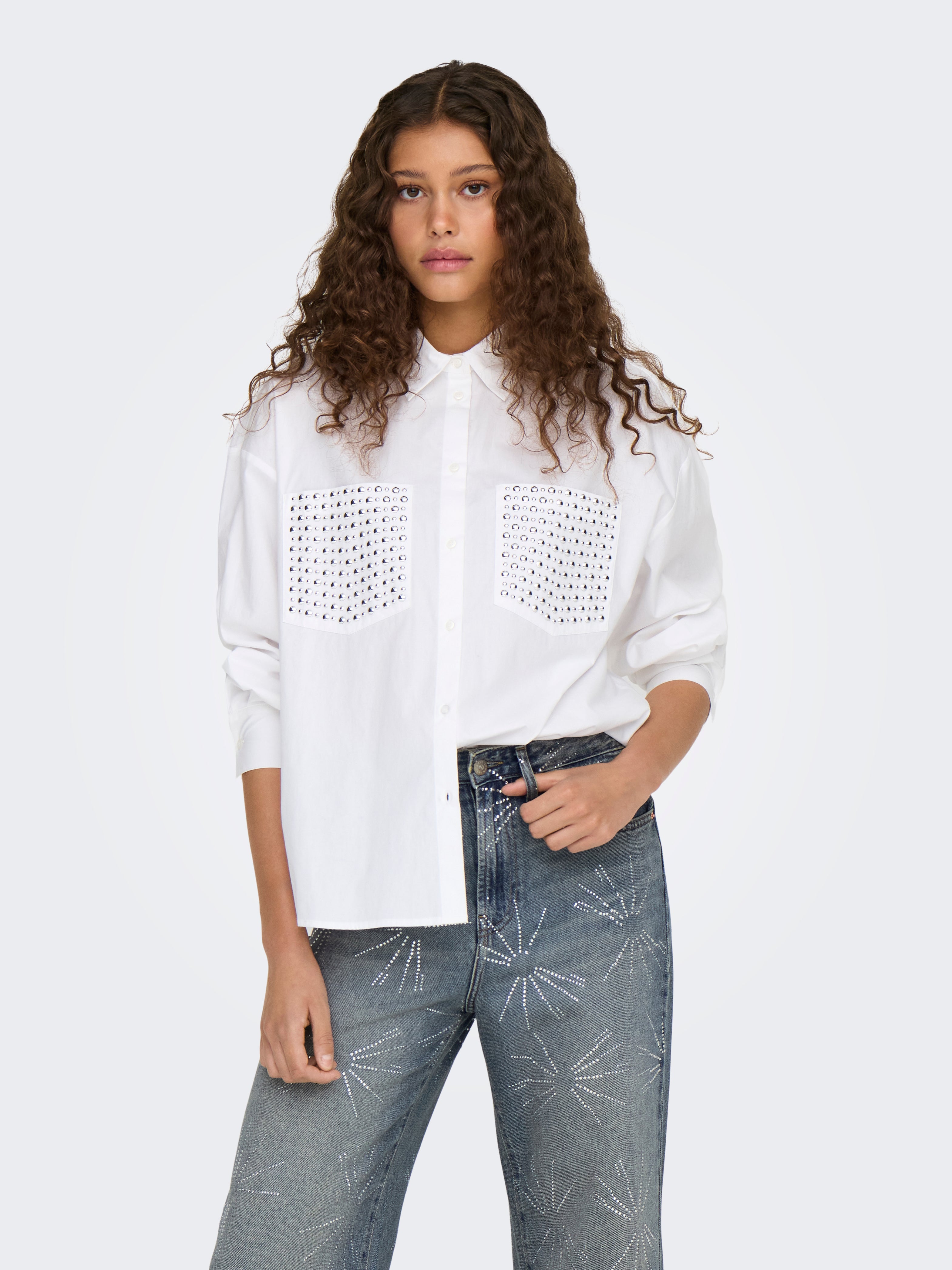 ONLGITHA Hemd Bright White