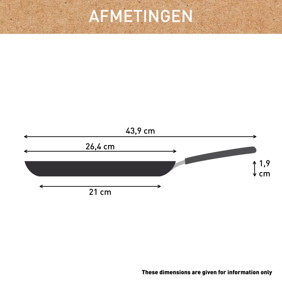 Renew Black ON keramische pannenkoekpan 25 cm - inductie