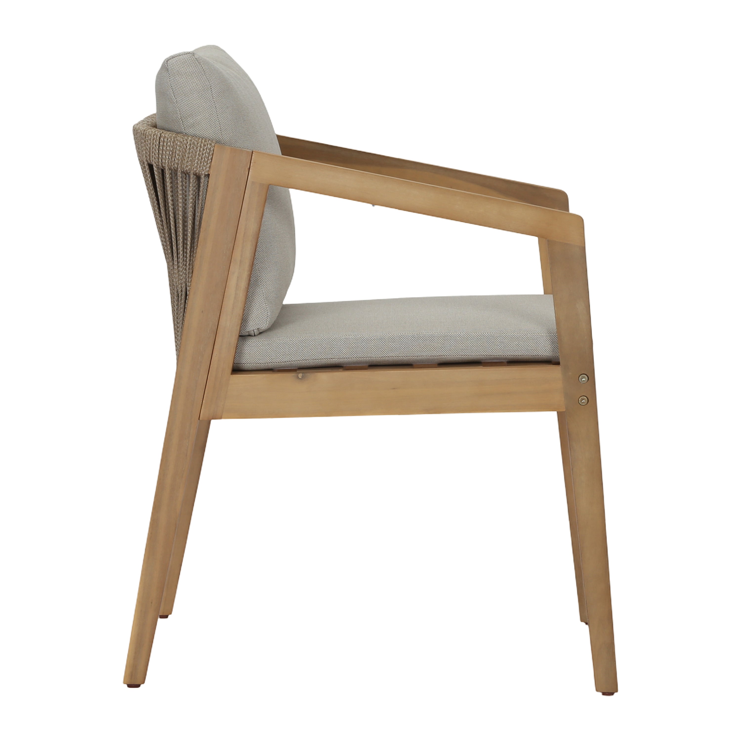 by fonQ Paleo Tuinstoel - Acaciahout - Beige