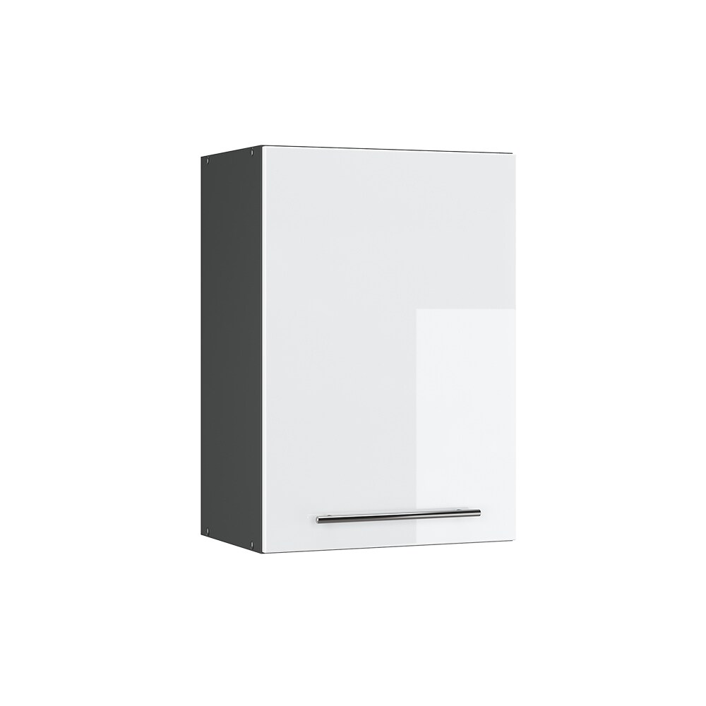 VICCO Hängeschrank 50 cm Weiß Hochglanz Küchenschrank Hängeschrank Küchenzeile Fame-Line