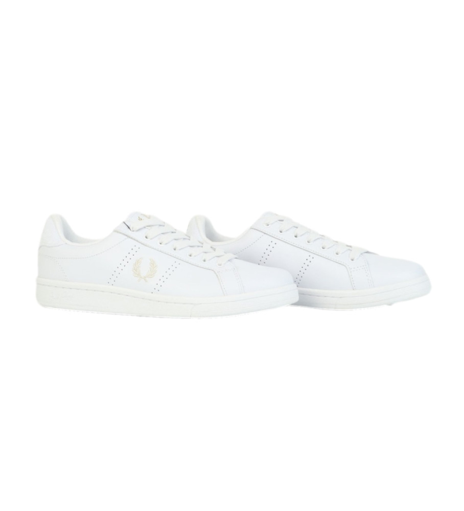 Tênis de couro Fred Perry B721 branco