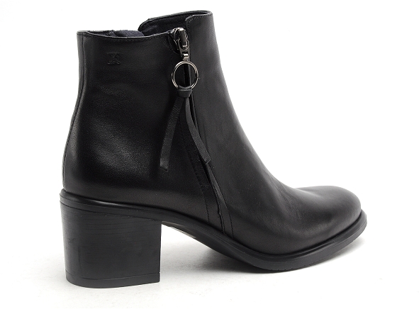 Dorking boots bottine talons femme d8606 su noir