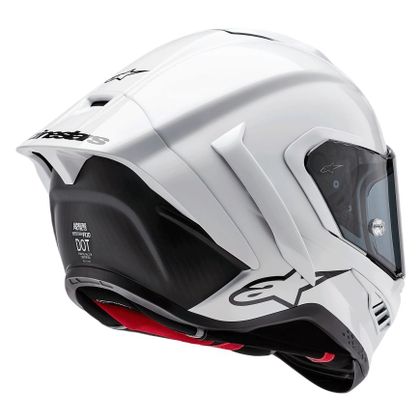 Casque Alpinestars Supertech R10 Solid - Blanc / Noir
