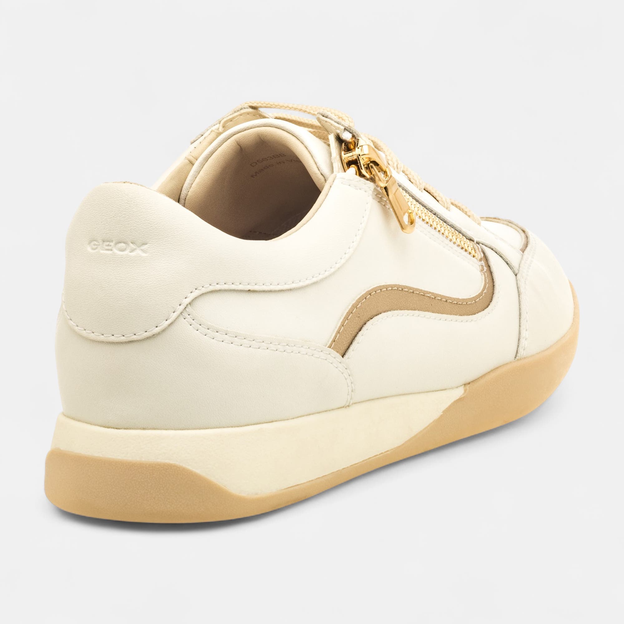 Baskets basses Femme en cuir blanc