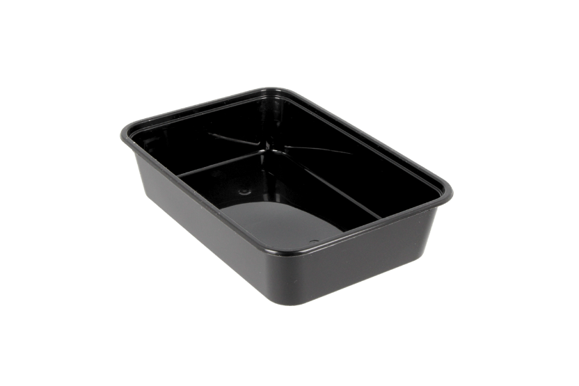 Maaltijdbak PP 500ml zwart