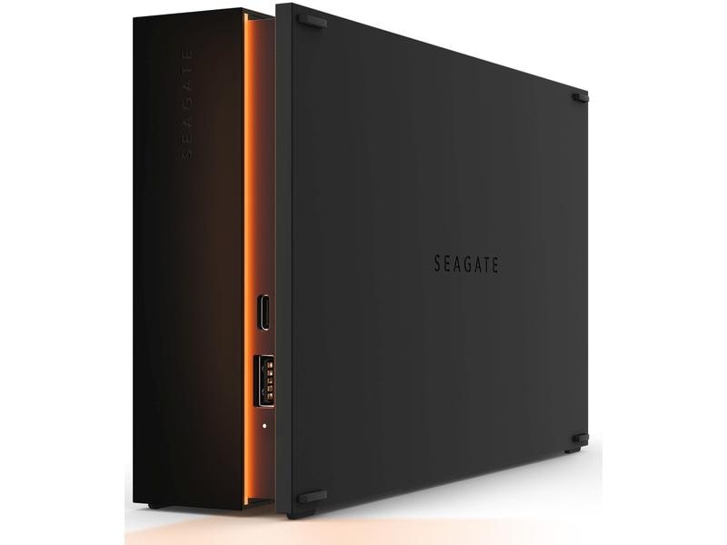 Seagate Externe Festplatte FireCuda Gaming Hub 8 TB Externe Speicherlösung mit RGB-LED-Beleuchtung