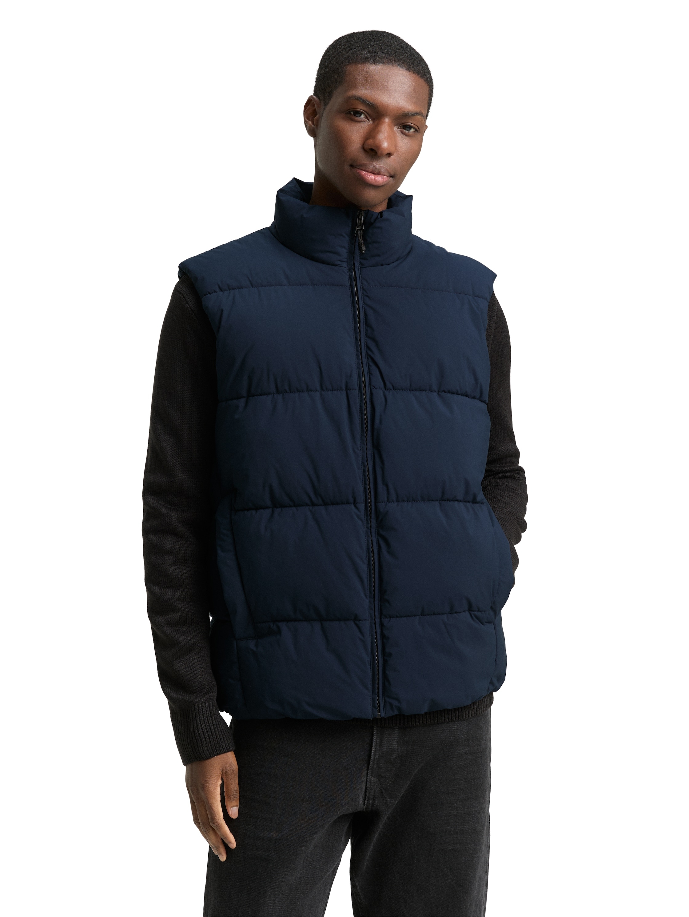 TOM TAILOR Denim Steppjacke mit Taschen