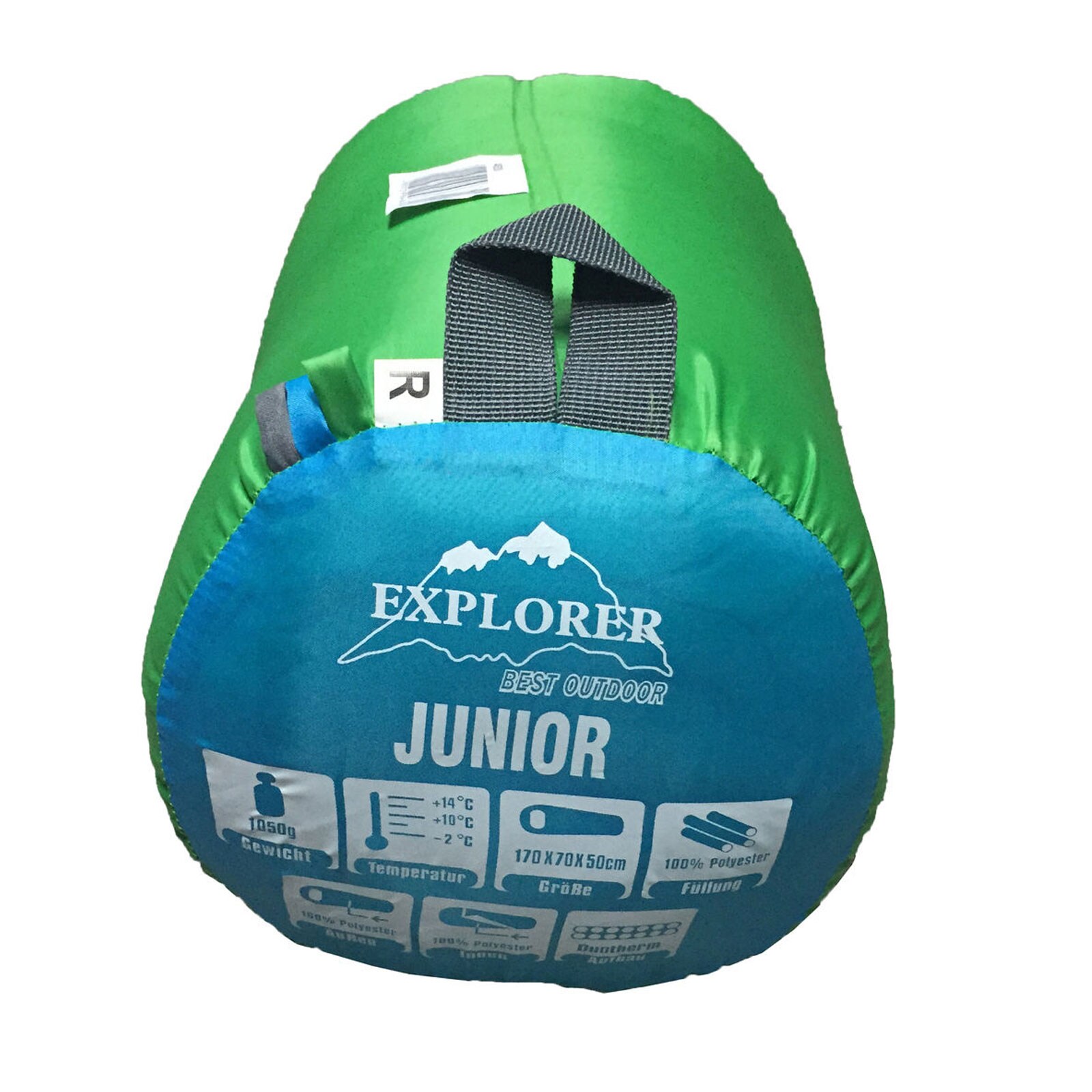EXPLORER Schlafsack Junior Mumienschlafsack Kinder Jugend Kinderschlafsack