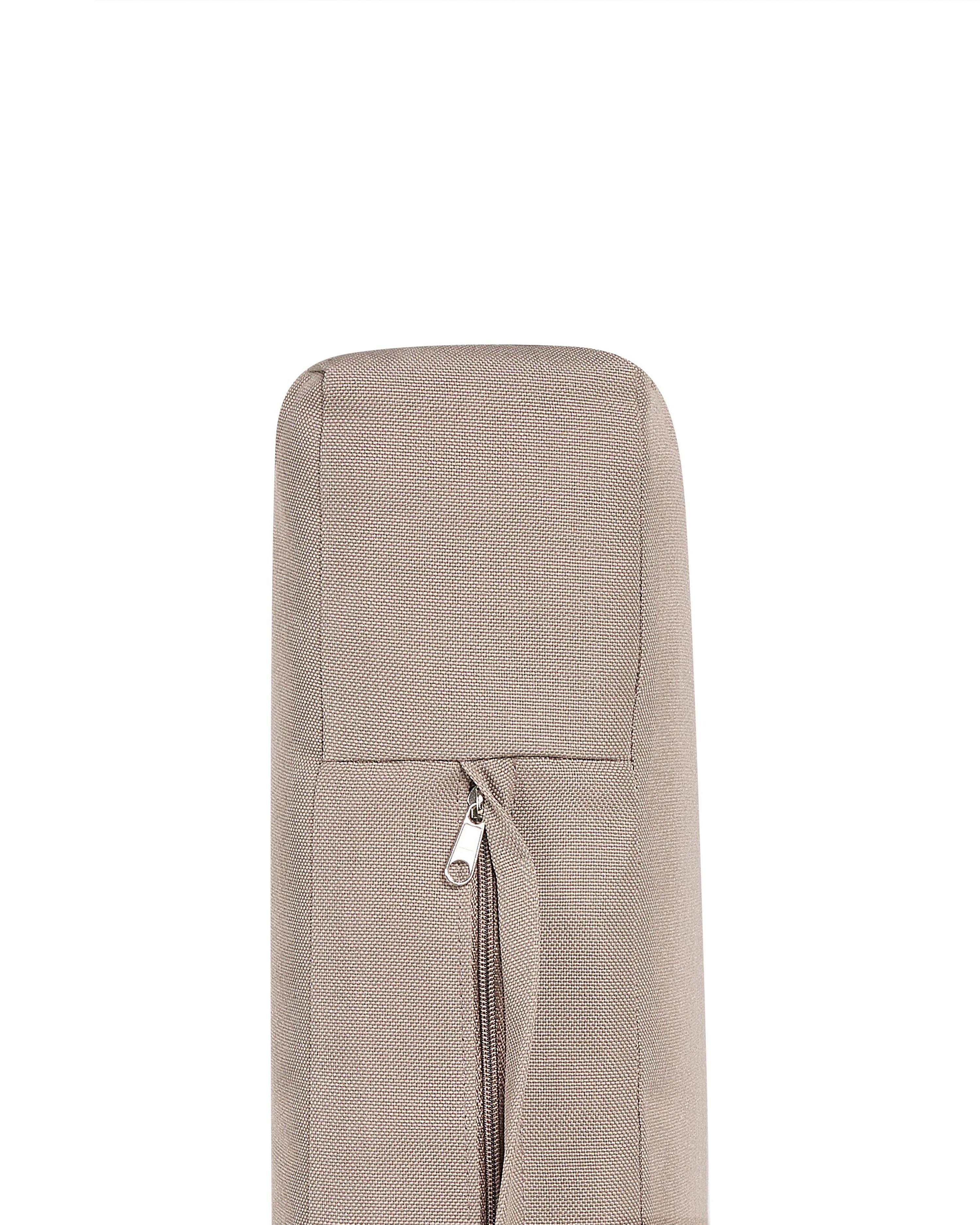 Set van 2 stoelen met zitkussen TODI Bamboehout Taupe