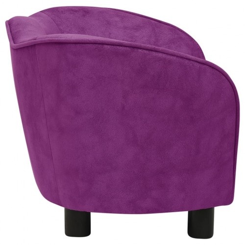 Sofá para cães Vidaxl roxo com encosto