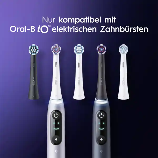 Aufsteckbürsten iO Radiant White Black