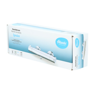 Atlantic thermostatische douchekraan Landon Chroom 15 cm