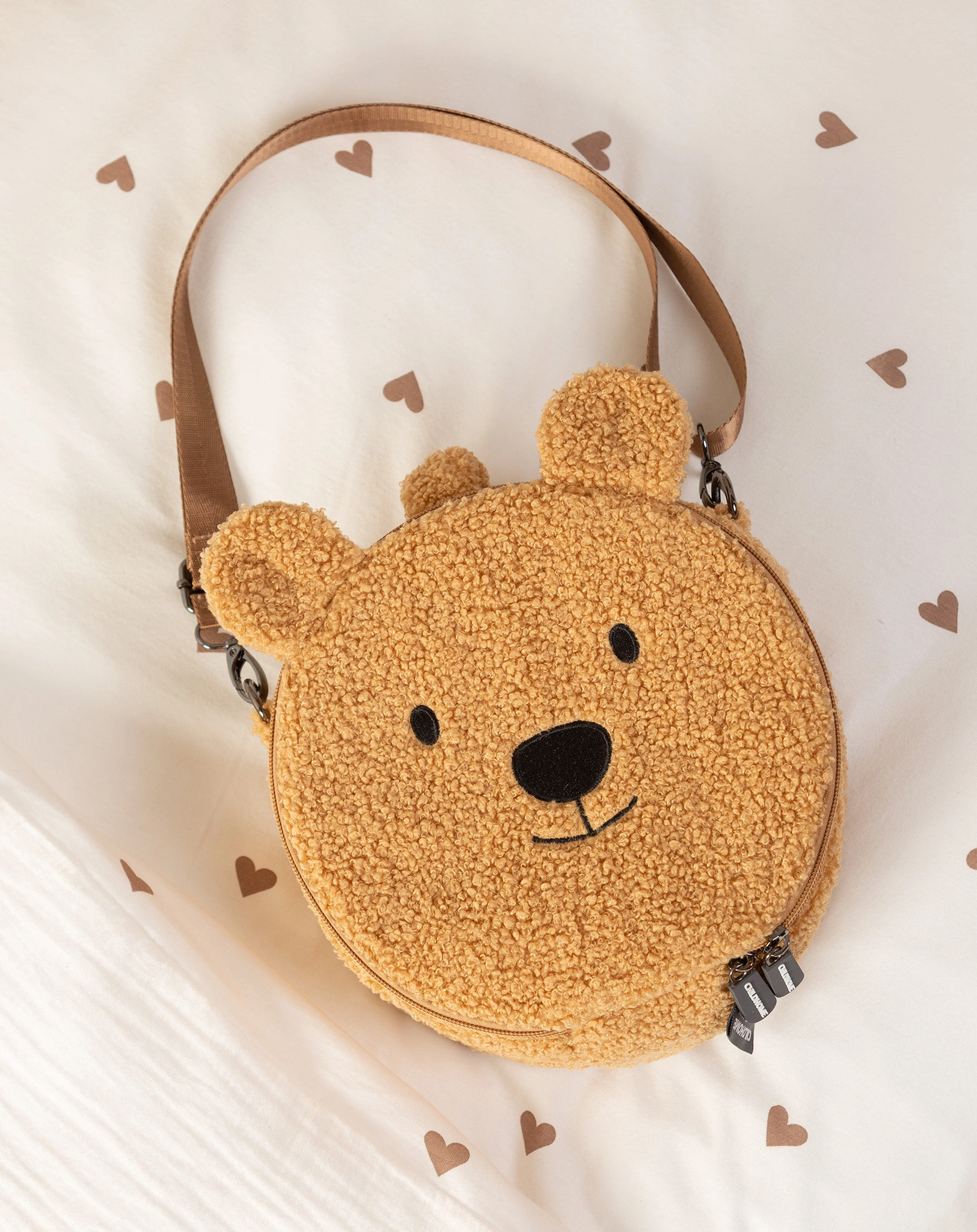Umhängetasche TEDDYBÄR (24x24) in braun