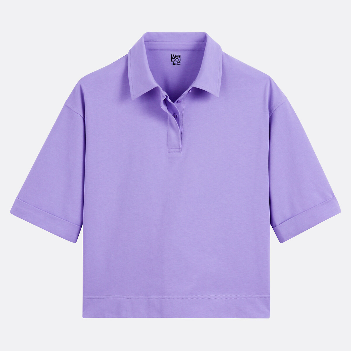 COLEÇÕES LA REDOUTE<br>Camiseta de manga curta com gola polo