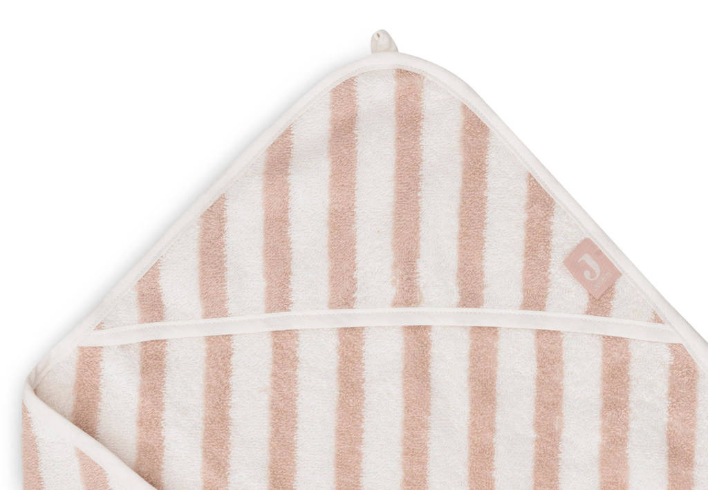 badcape 75x75cm Stripe Terry Wild Rose