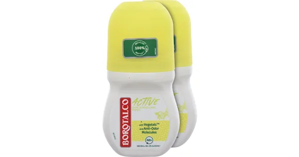 Borotalco Active Deo Roll On 2 x 150 ml