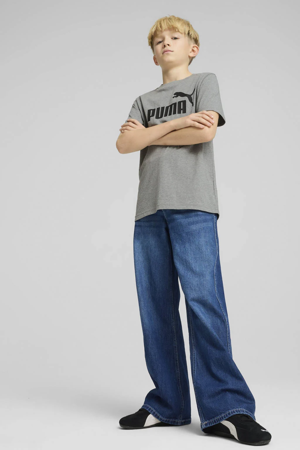 Puma T-shirt grijs melange