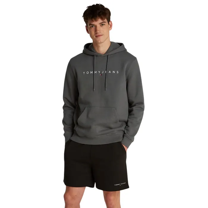 Tommy Hilfiger Regular Linear Logo Hoodie Heren
