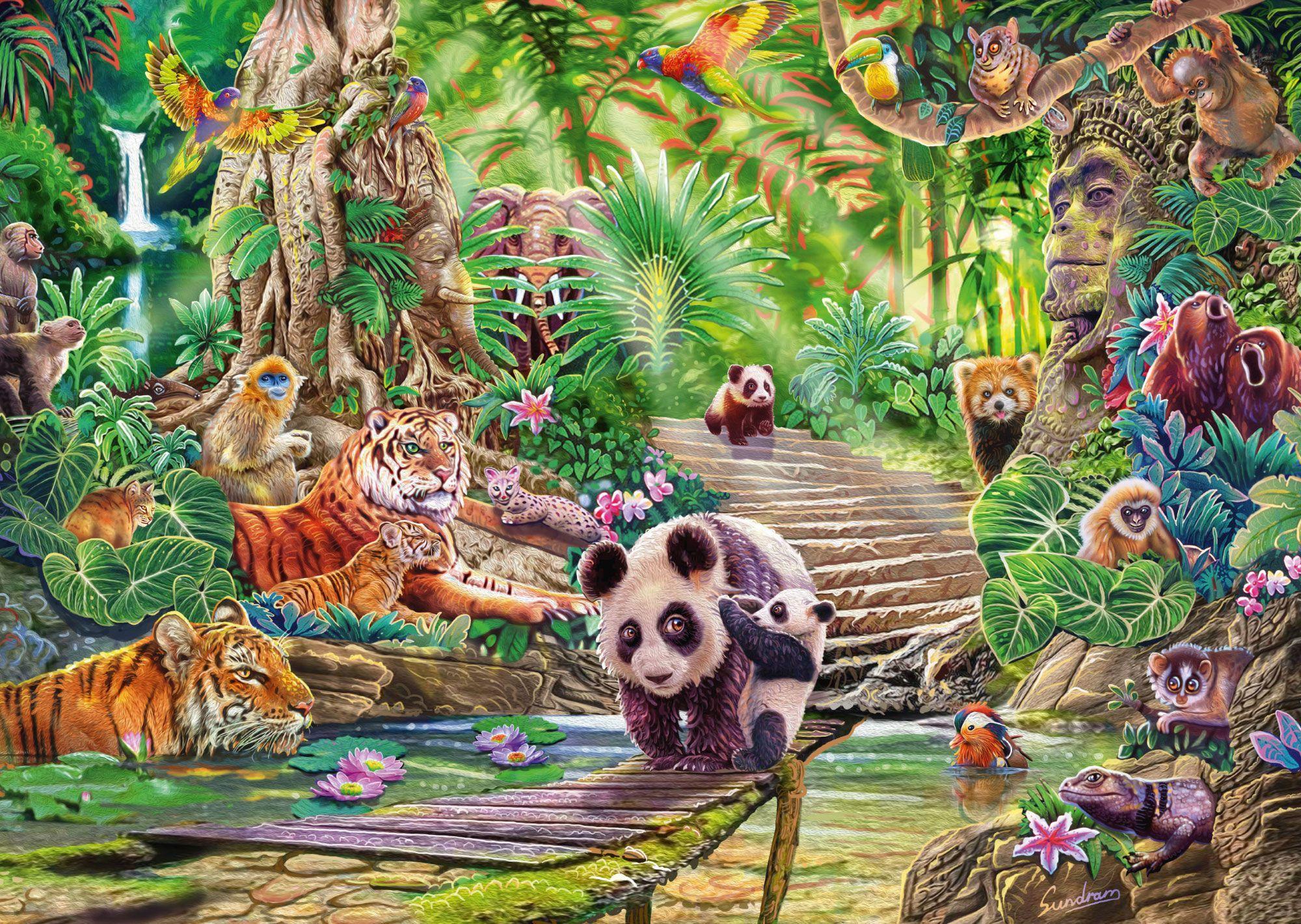 Asiatische Tierwelt (Puzzle)