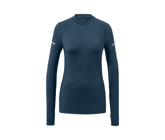 Langarm-Funktionsshirt, dunkelblau