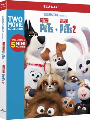 Kæledyrenes Hemmelige Liv 1 Og 2 / The Secret Life Of Pets 1 And 2 - Blu-Ray