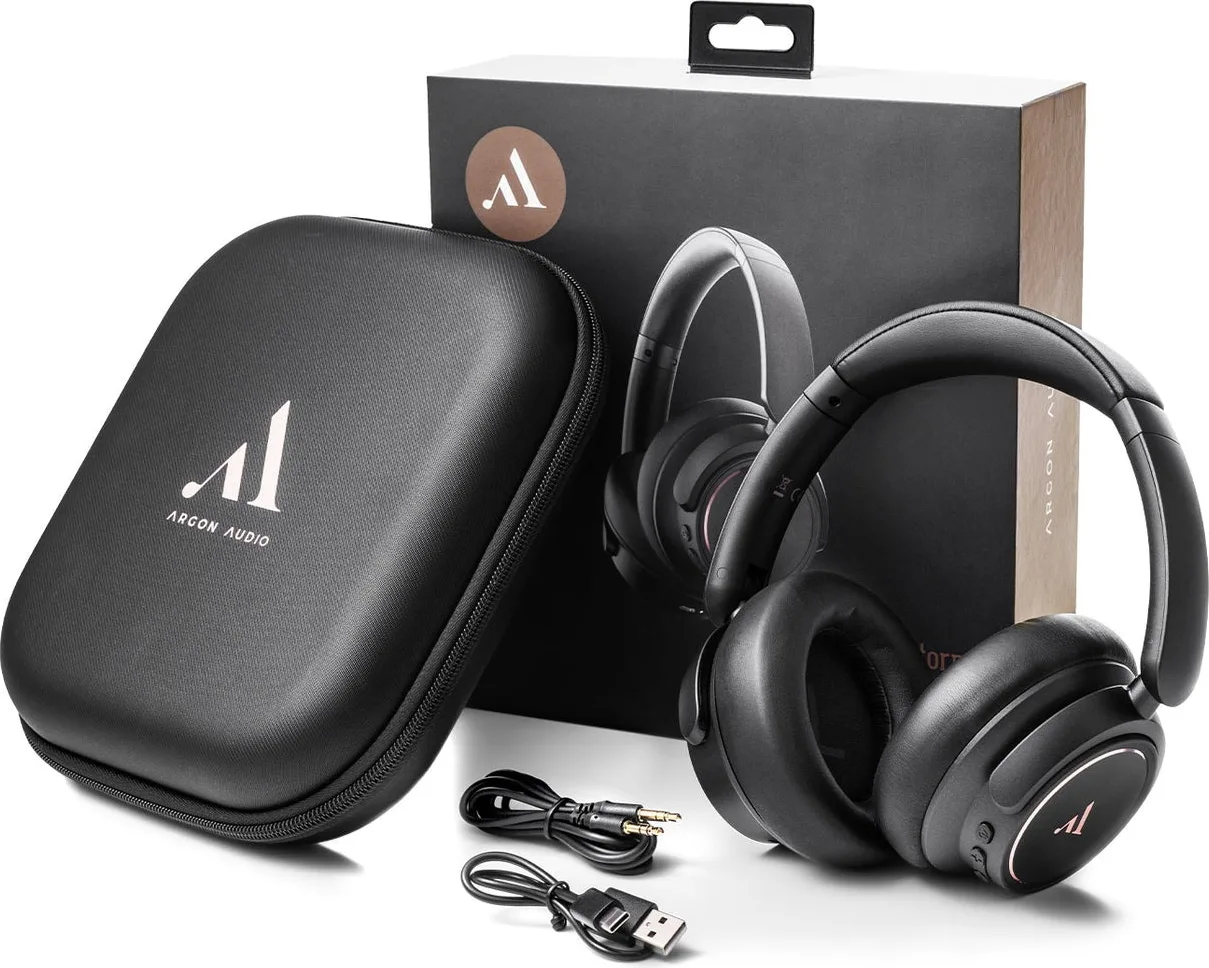 Argon Audio Quiet Storm Noir Casques Bluetooth