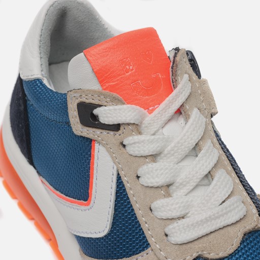Muyters Sneakers blauw Leer