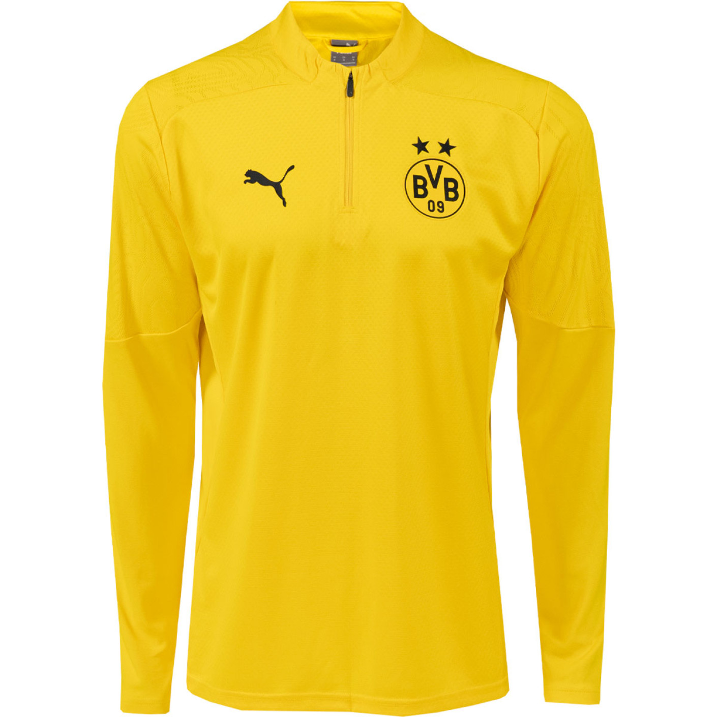 PUMA Borussia Dortmund Trainingspak 1/4-Zip 2024-2025 Kids Geel Zwart