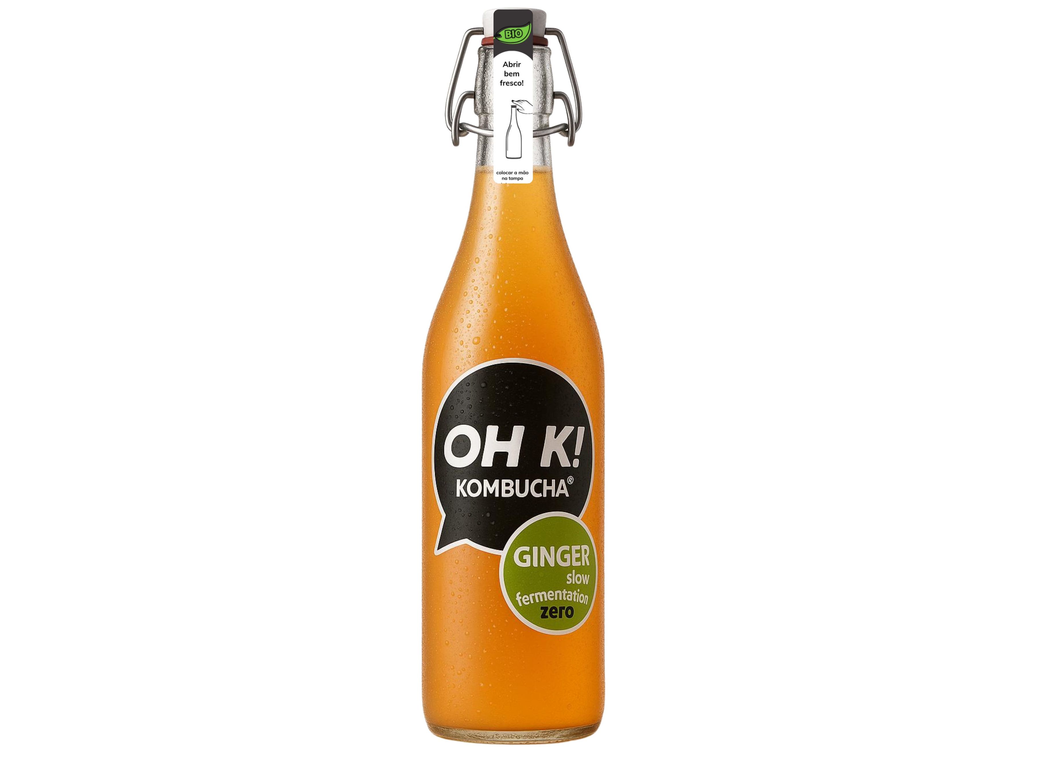 KOMBUCHA OH K! GENGIBRE E LIMÃO BIO 750 ML