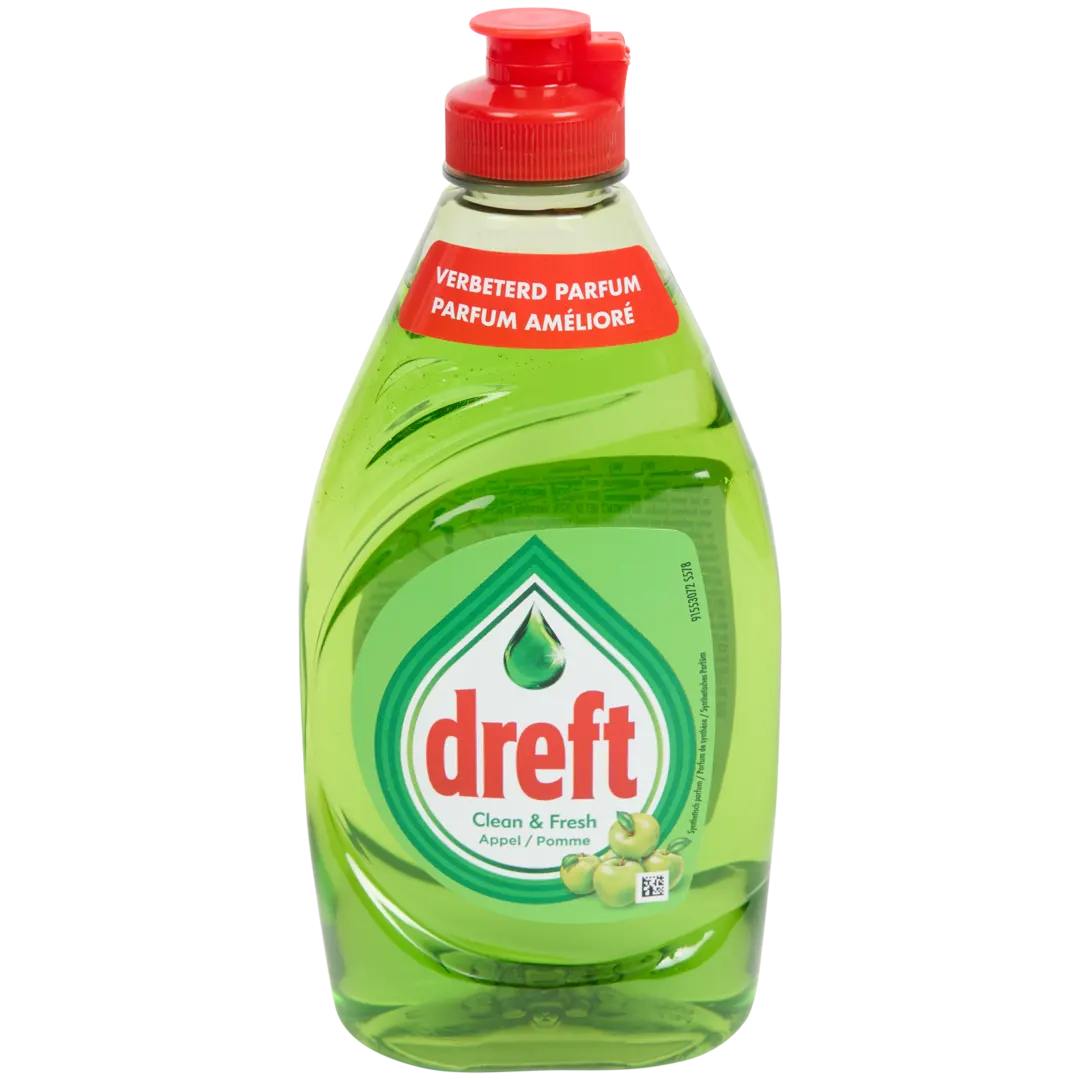 Dreft afwasmiddel Clean & Fresh Appel 340 ml