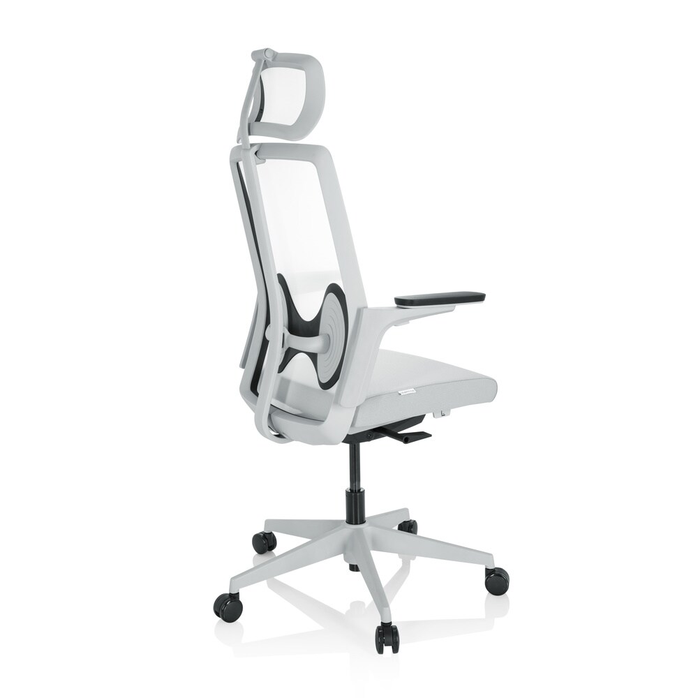 Profi Bürostuhl ARCEO W Stoff/Netzstoff mit Armlehnen (höhenverstellbar) hjh OFFICE