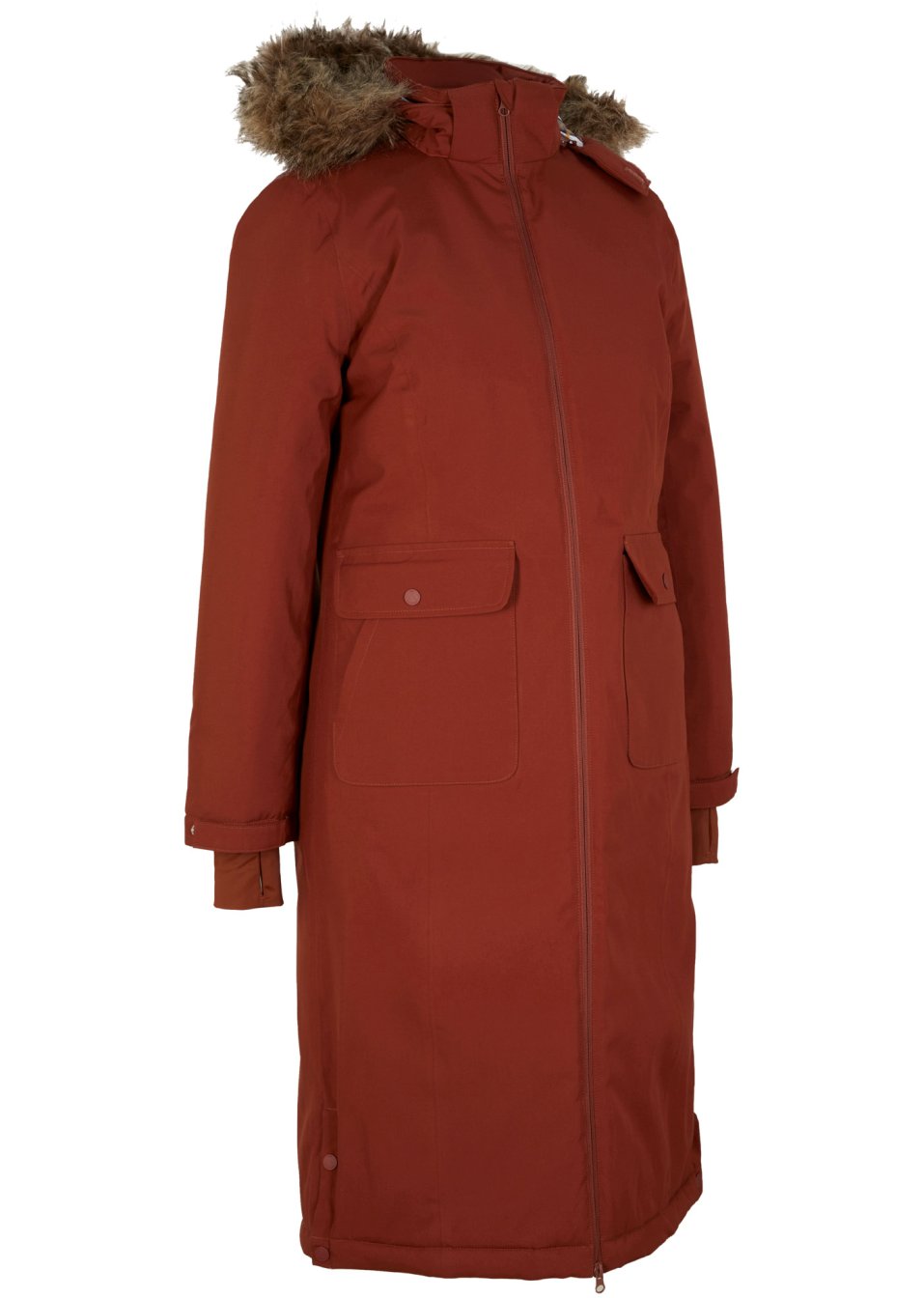 Manteau fonctionnel avec capuche et col synthétique amovible