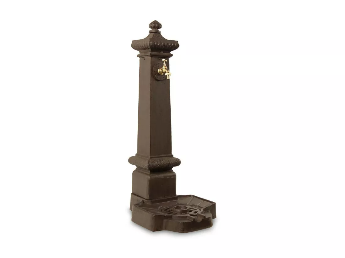 Fontaine de jardin Aluminium Marron - Décoration d'Autrefois