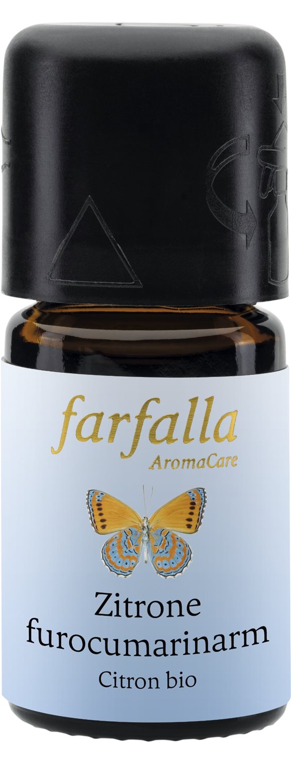Farfalla Zitrone Äth/Öl bio furocumarinarm Fl 5 ml