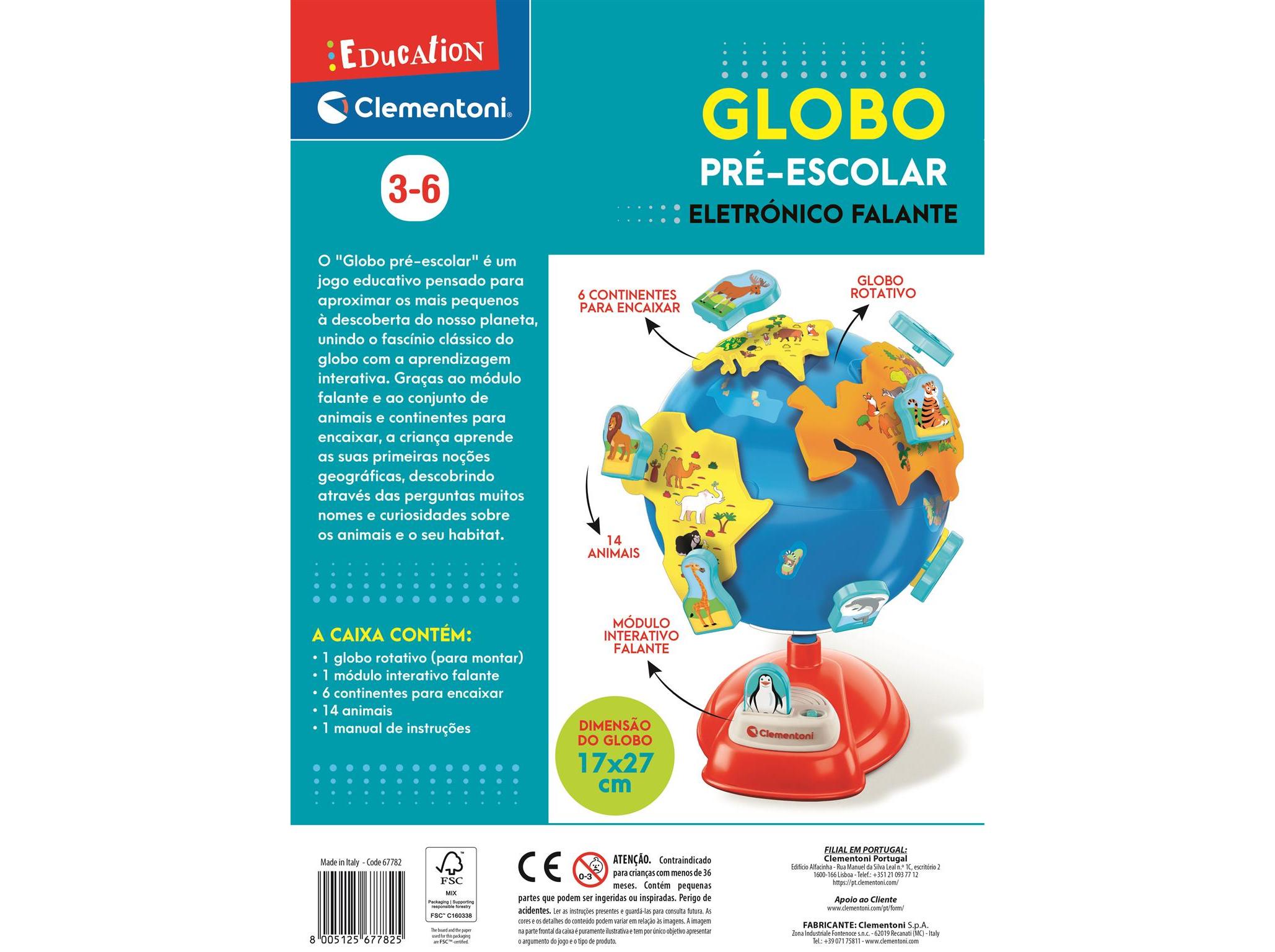 GLOBO PRÉ-ESCOLAR CLEMENTONI INTERATIVO