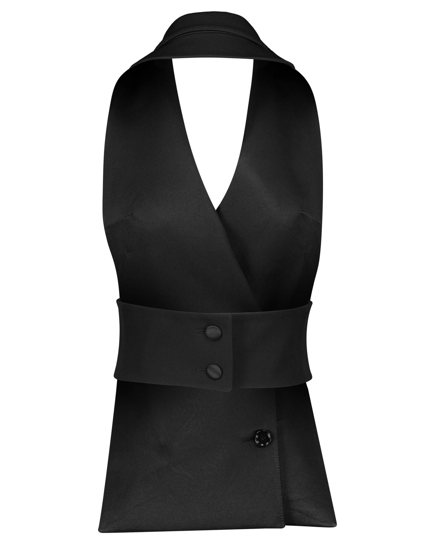Dolce & Gabbana| Damen Weste aus Wollgabardine