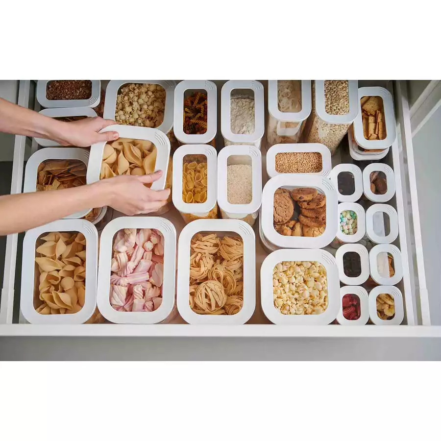 Mepal Vorratsdosen Modula 12er Set weiß