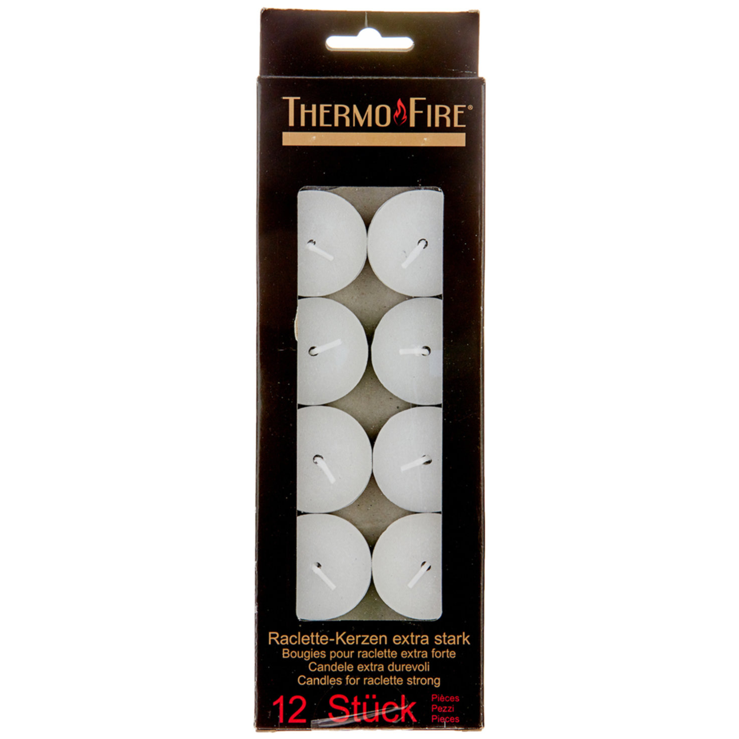 Rechaud-Kerzen Thermo Fire 12 Stück