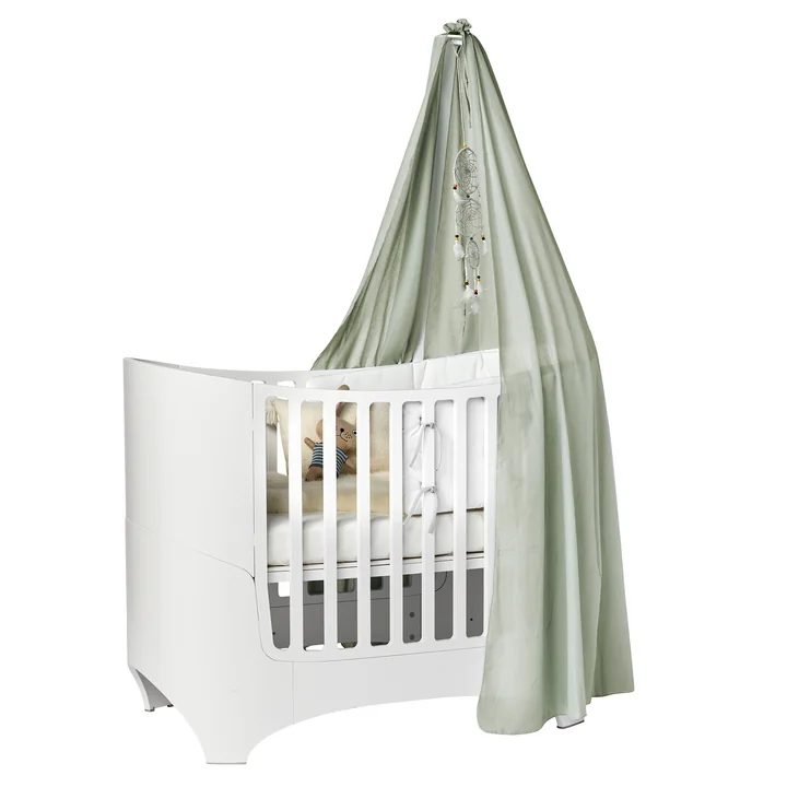 Leander - Himmel für Classic Babybett, 180 x 390 cm, weiss