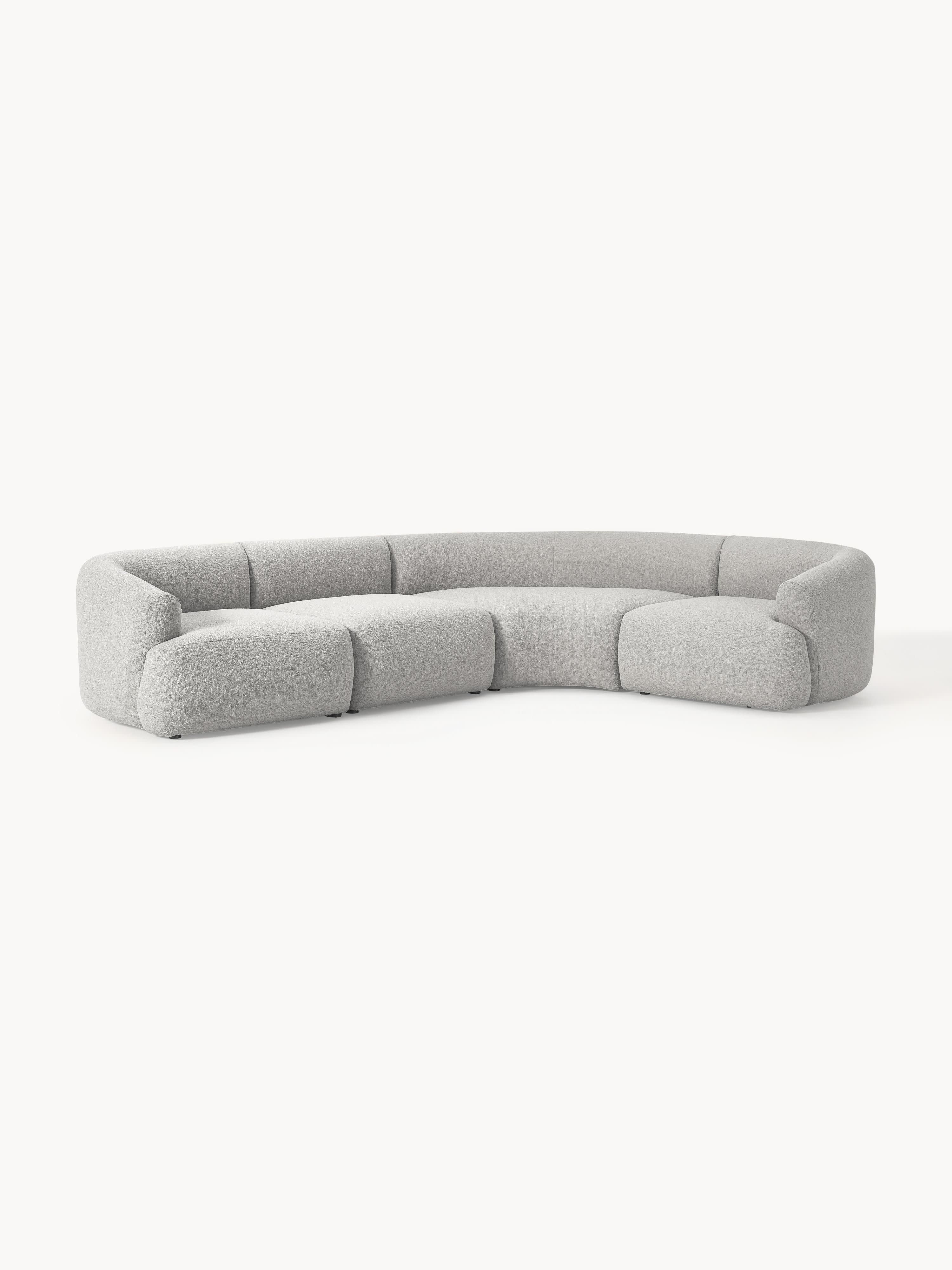 Modulaire bouclé hoekbank Sofia (4 zits)
