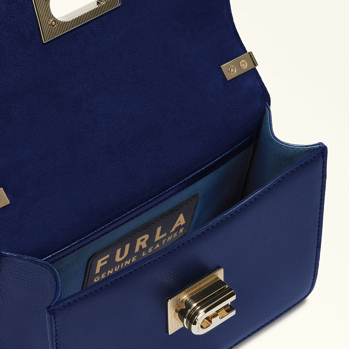 FURLA<br>Bolsa de ombro em couro 1927 Mini