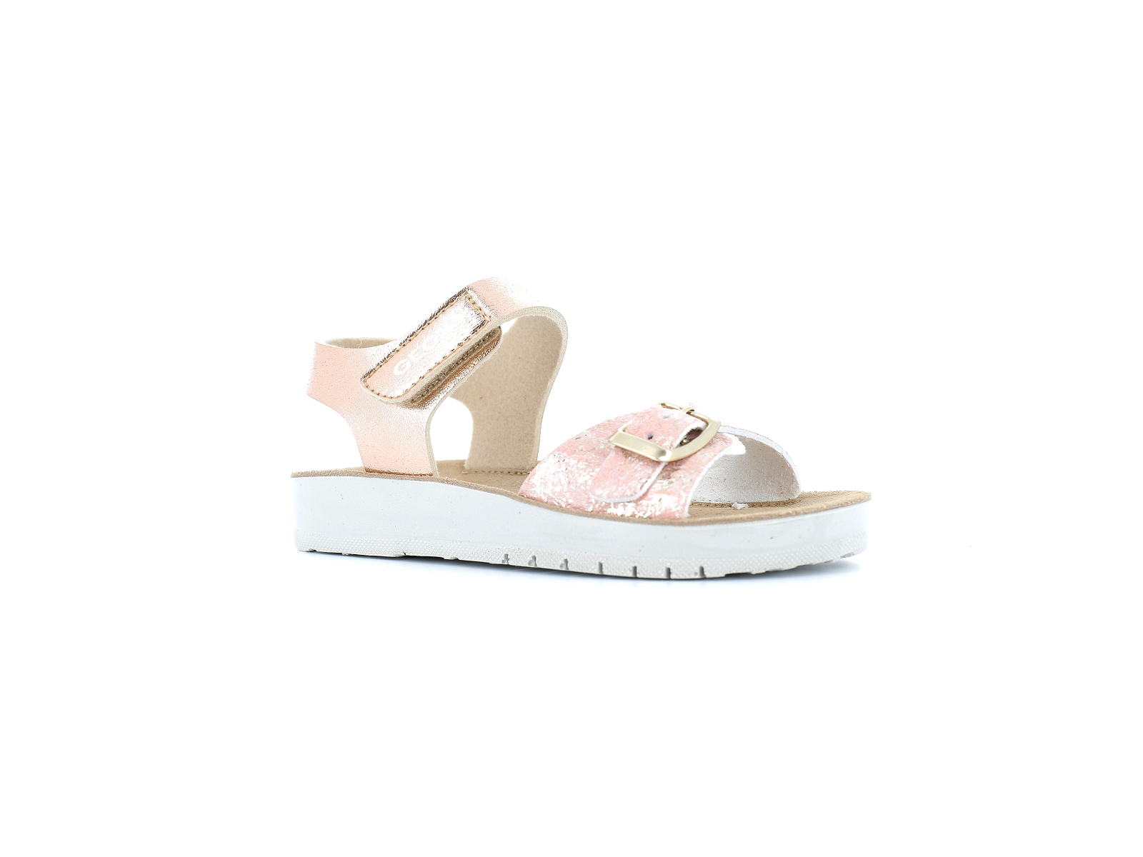 Geox-J COSTAREI GI J15EAB Matières combinées Or rose
