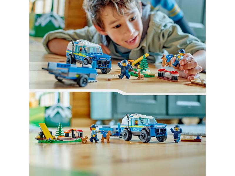 LEGO® City Mobiles Polizeihunde-Training 60369 Hundetraining für den Polizeihund und den Welpen