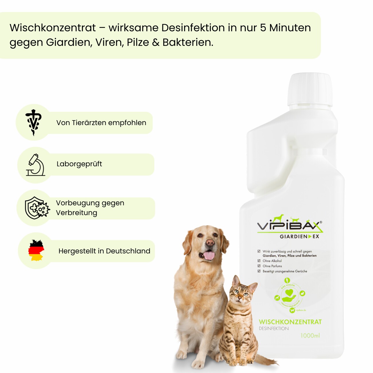 ViPiBaX Giardien EX ® Wischkonzentrat 1 l